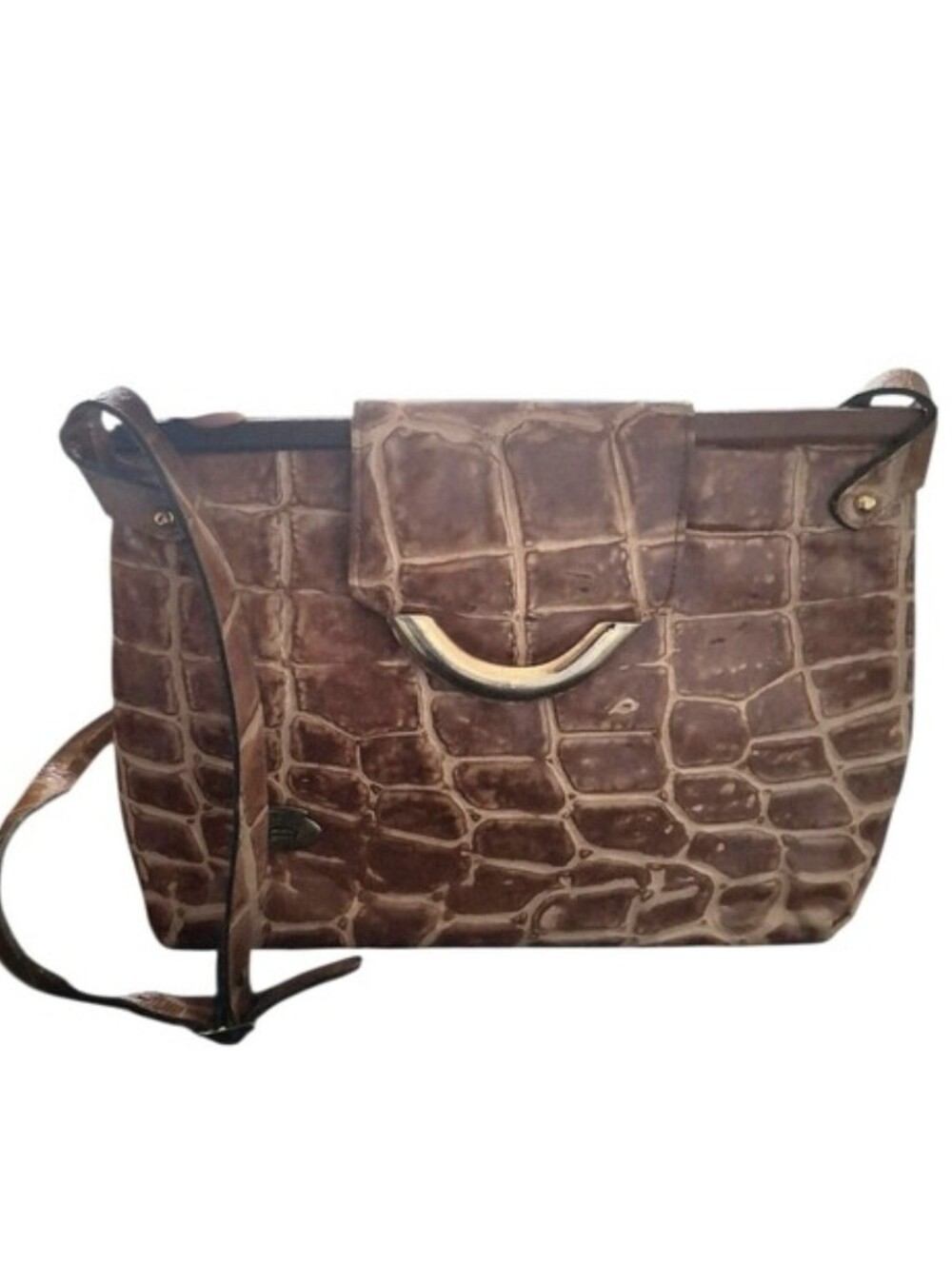 Vintage Etienne Aigner Giraffe/Croc Embossed Purse